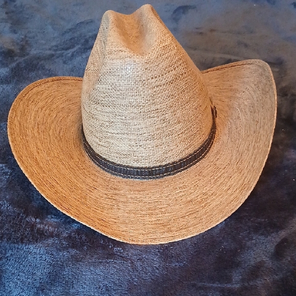 Bailey's U-Rollit Tan Wide Brim Woven Sun Hat - Picture 4 of 7